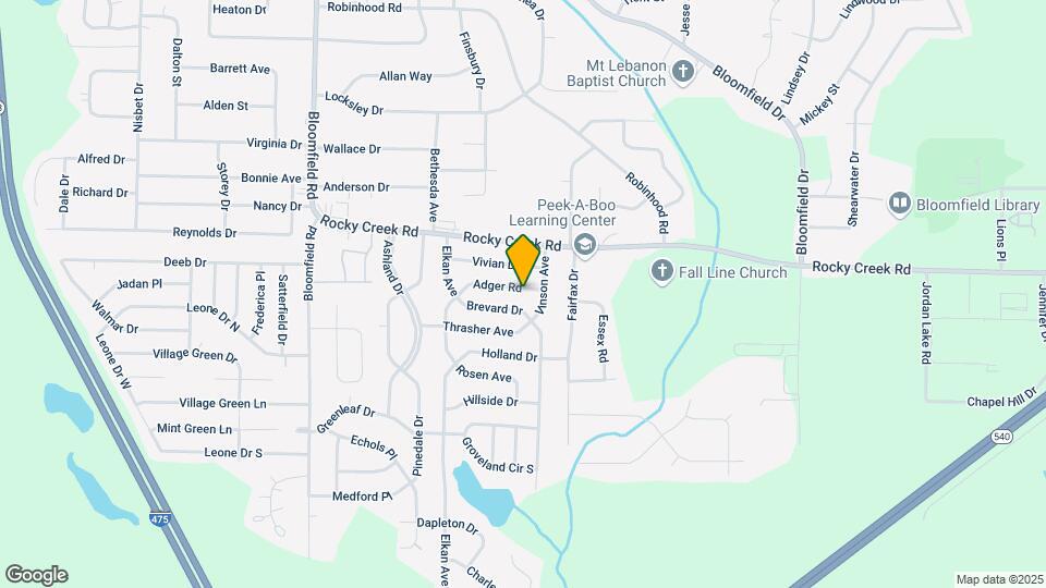 2418 Adger Rd Map and Location Details