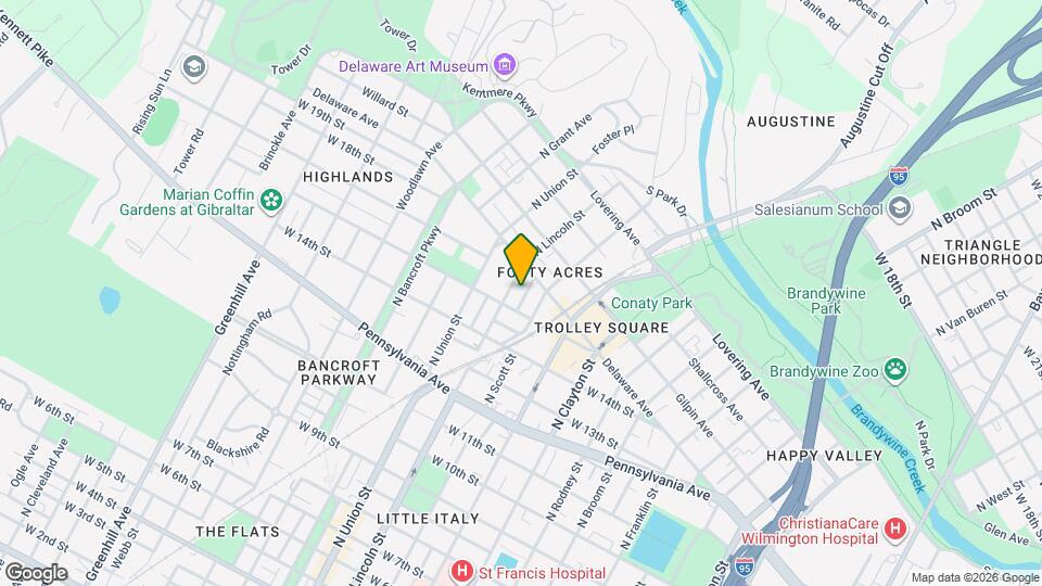 1613 Laurel St Map and Location Details