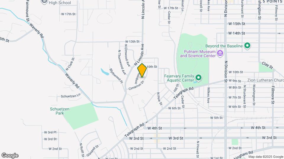 926 Cimarron Dr Mapa y Detalles de la Ubicación