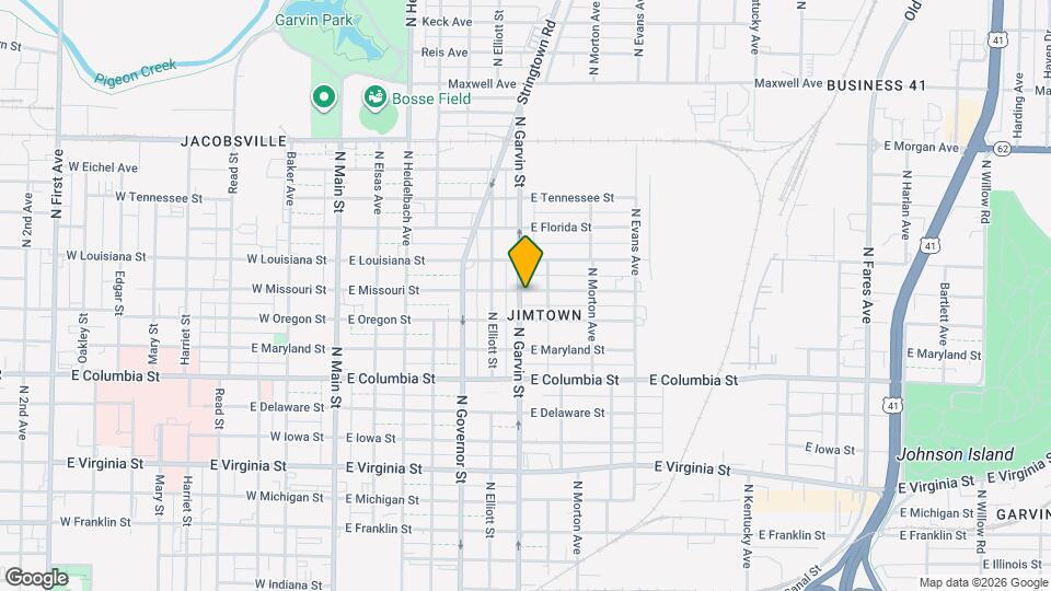 1019 N Garvin St Map and Location Details