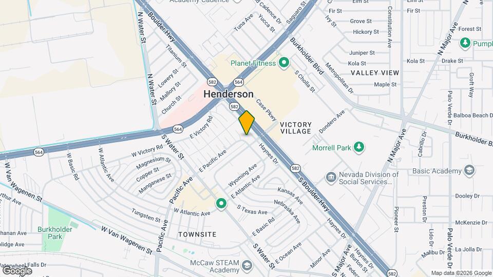 107 E Pacific Ave Map and Location Details