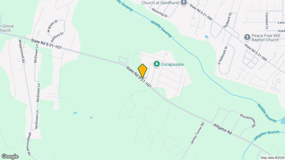 1444 Alligator Rd Map and Location Details