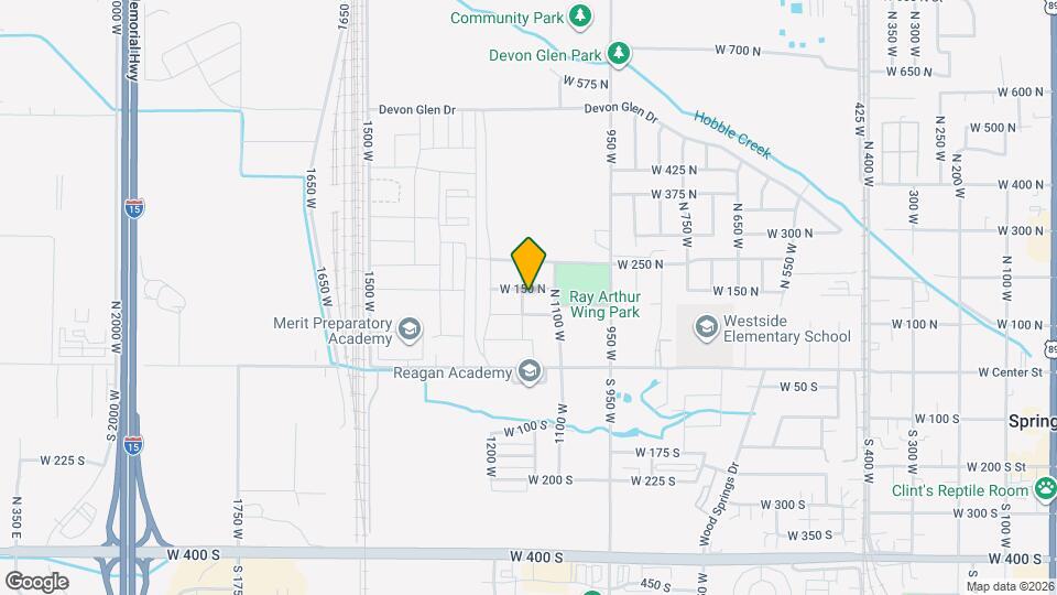 1143 W 150 N Map and Location Details