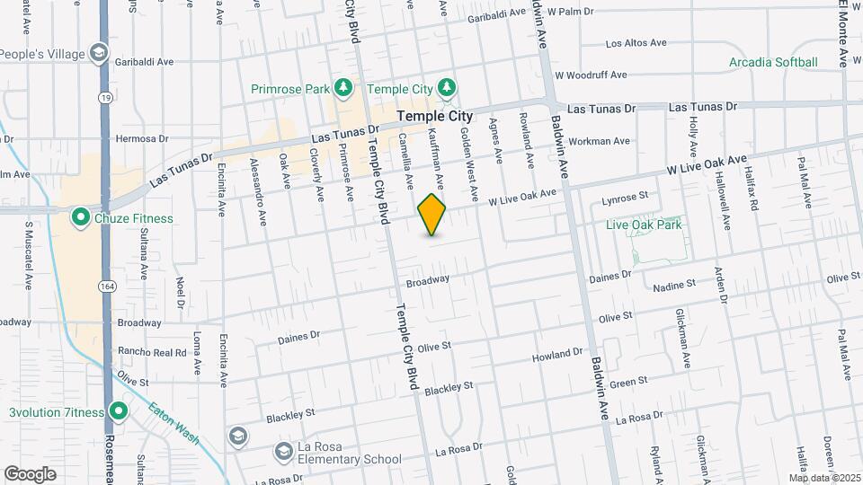 10787 Temple City Blvd Map and Location Details