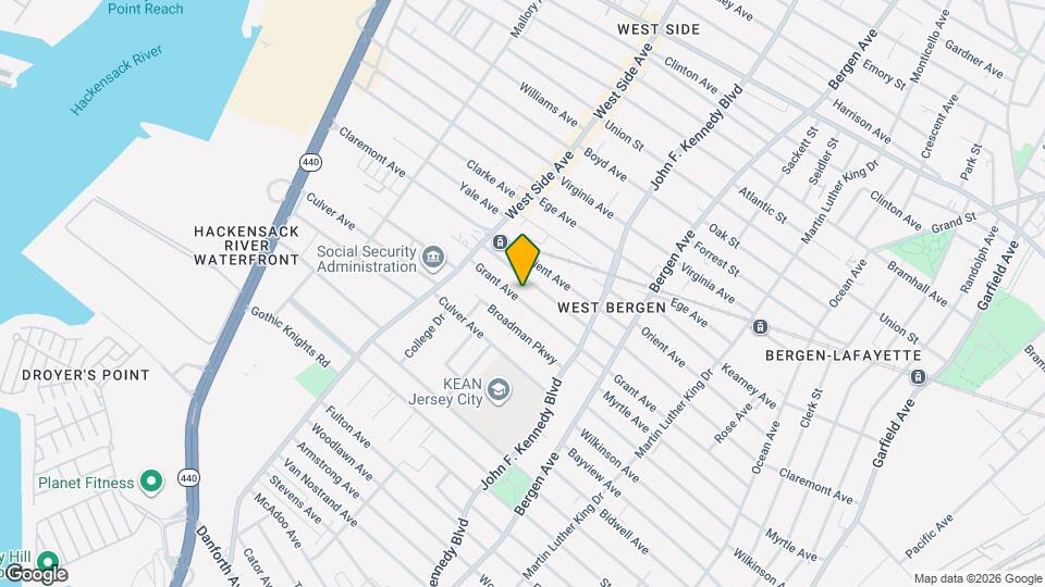 242 Grant Ave Mapa y Detalles de la Ubicación