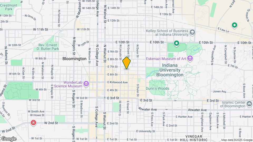 211 N Grant St Map and Location Details