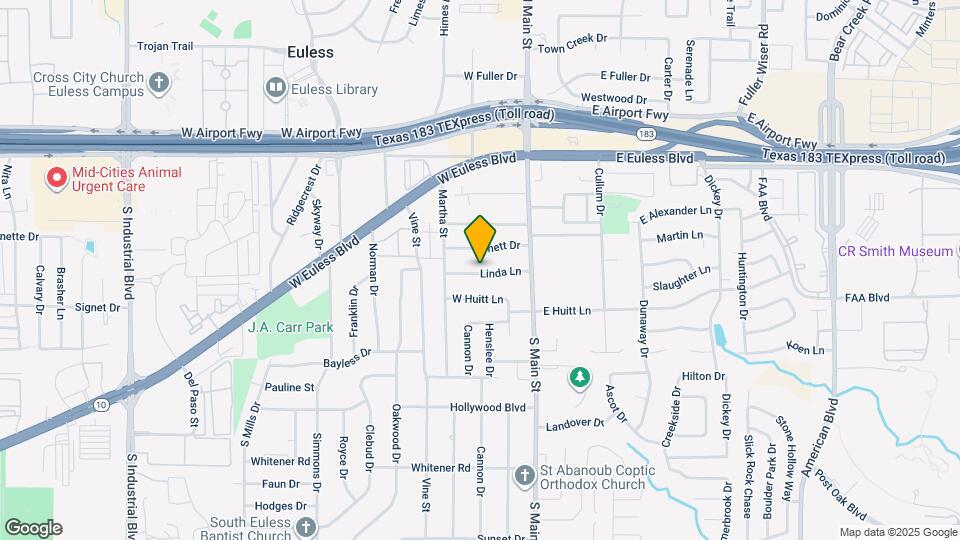 202 Linda Ln Map and Location Details