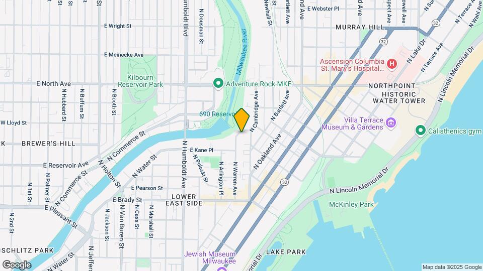 1960 N Warren Ave, Unit 1960 N Warren Ave Map and Location Details