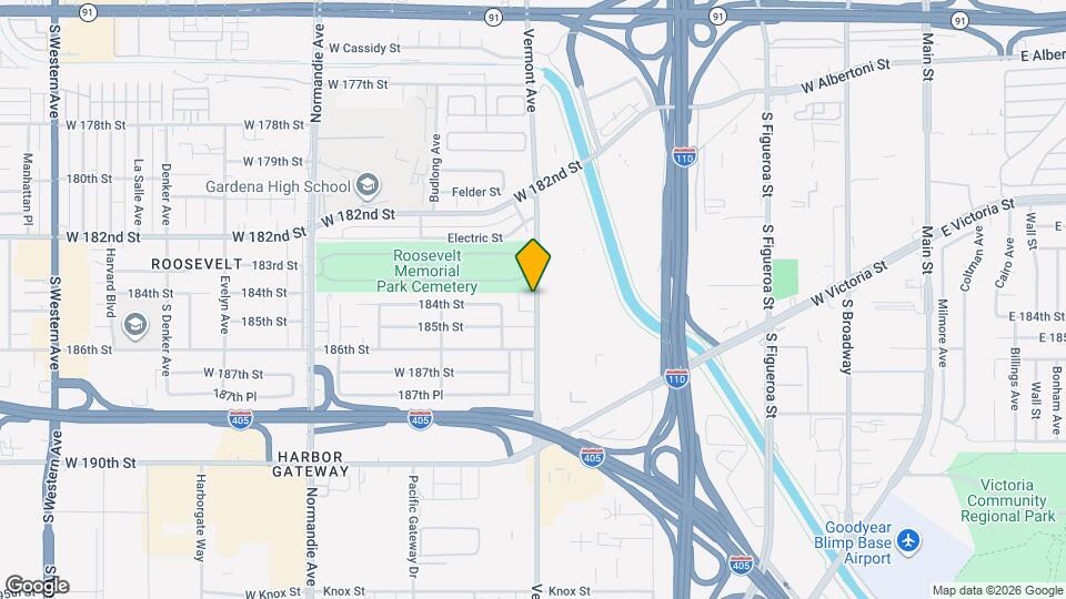 Harbor Gateway Apartments Map and Location Details