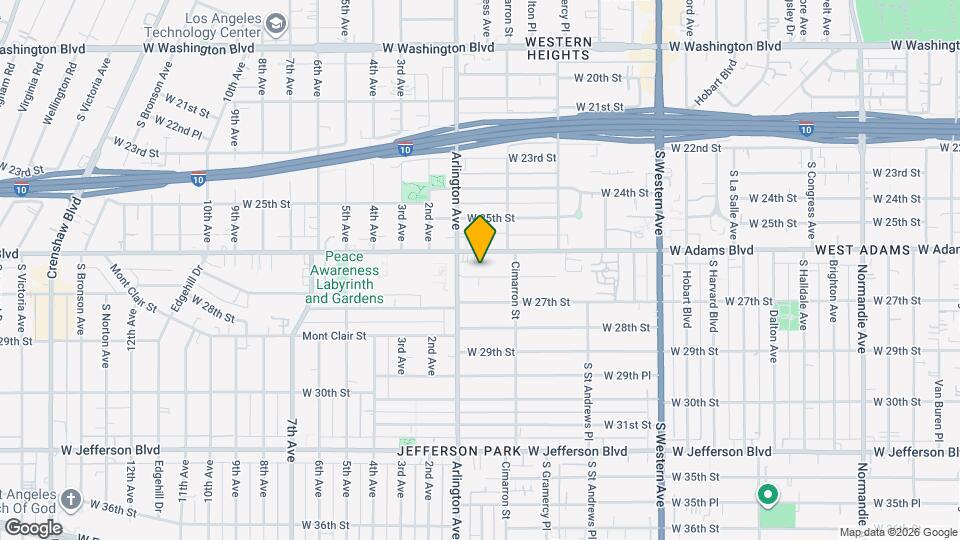 2261 W 26th Pl Map and Location Details