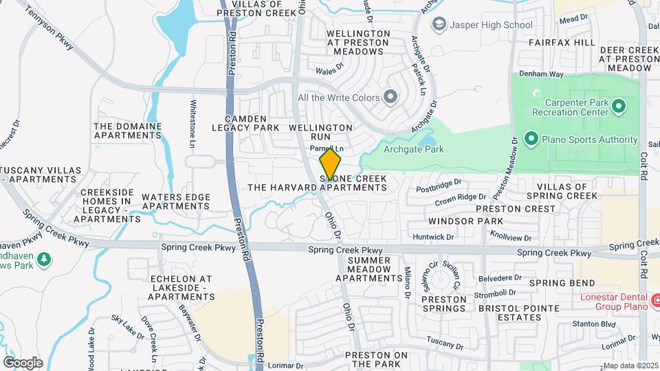 Camden Legacy Creek Mapa y Detalles de la Ubicación