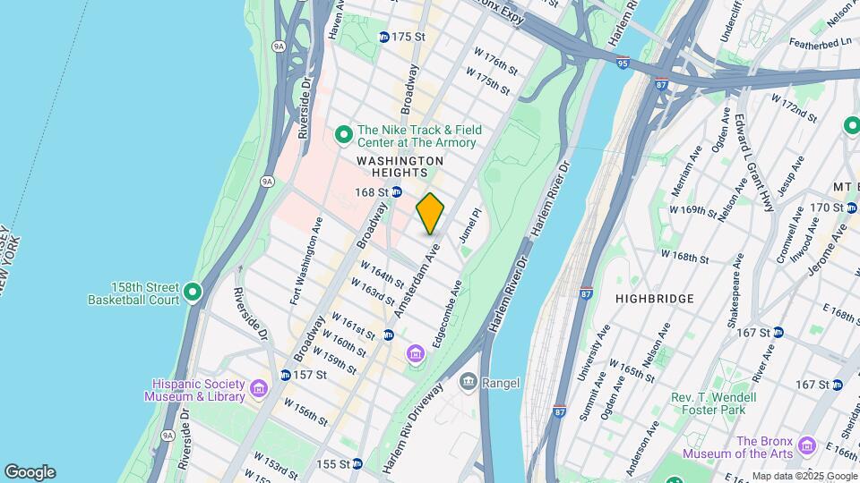 2142 Amsterdam Ave Map and Location Details