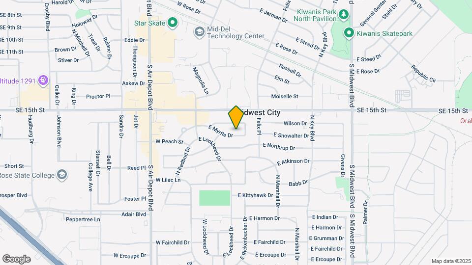 221 E Myrtle Dr Map and Location Details
