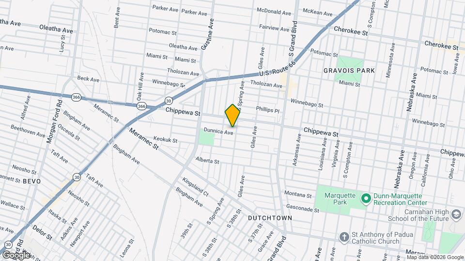 3755 Dunnica Ave Map and Location Details