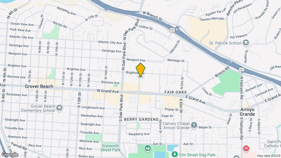 Cortina D'Arroyo Grande Senior Apartments and Nearby Arroyo Grande