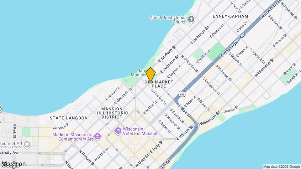 153 N Franklin St, Unit Franklin St Map and Location Details