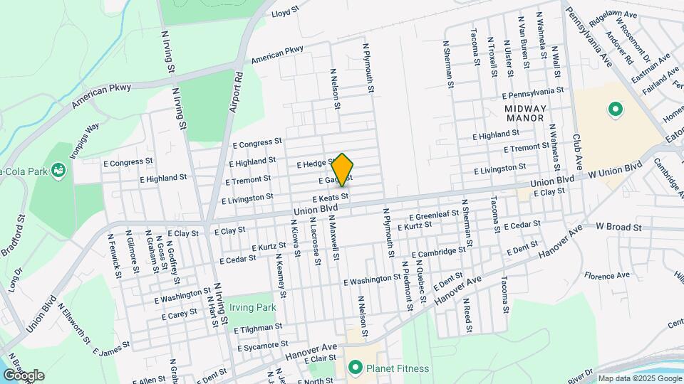 1320 E Livingston St Map and Location Details
