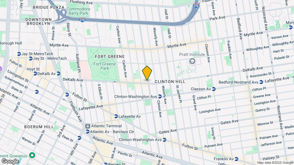 249 Dekalb Ave Mapa y Detalles de la Ubicación