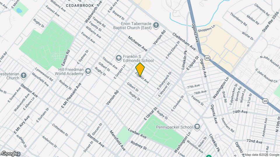 7934 Forrest Ave, Unit 2 Map and Location Details