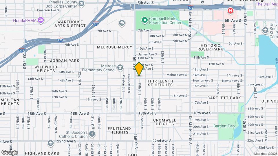 1363 15th St S Map and Location Details