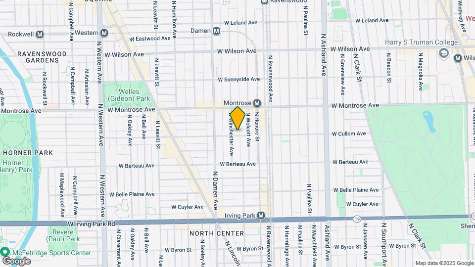 4301-4309 N Winchester Ave Mapa y Detalles de la Ubicación