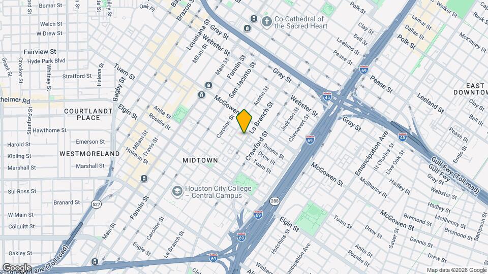 2720 La Branch St Map and Location Details