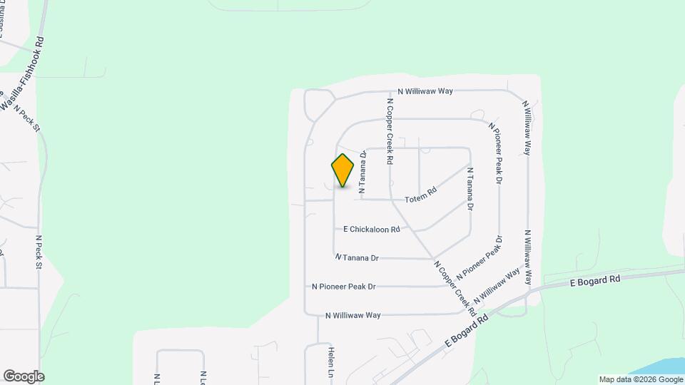 1309 N Pioneer Peak Dr Map and Location Details