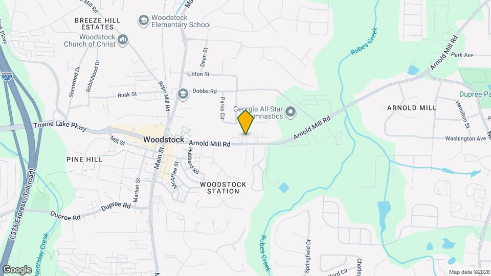 217 Arnold Mill Rd Map and Location Details