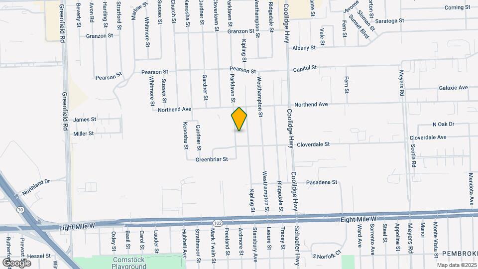 21350 Parklawn St Map and Location Details