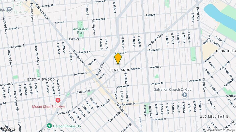 1516 E 45th St Map and Location Details