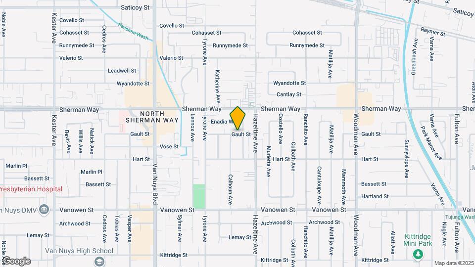 14139 Gault St Map and Location Details