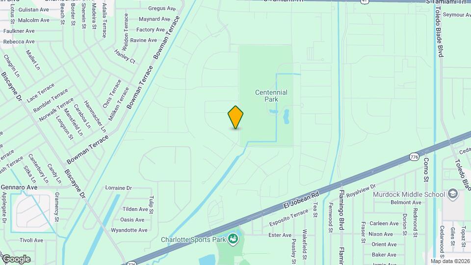 1717 West Palms Drive Mapa y Detalles de la Ubicación