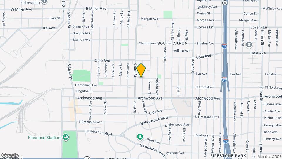 1256 Girard St Mapa y Detalles de la Ubicación
