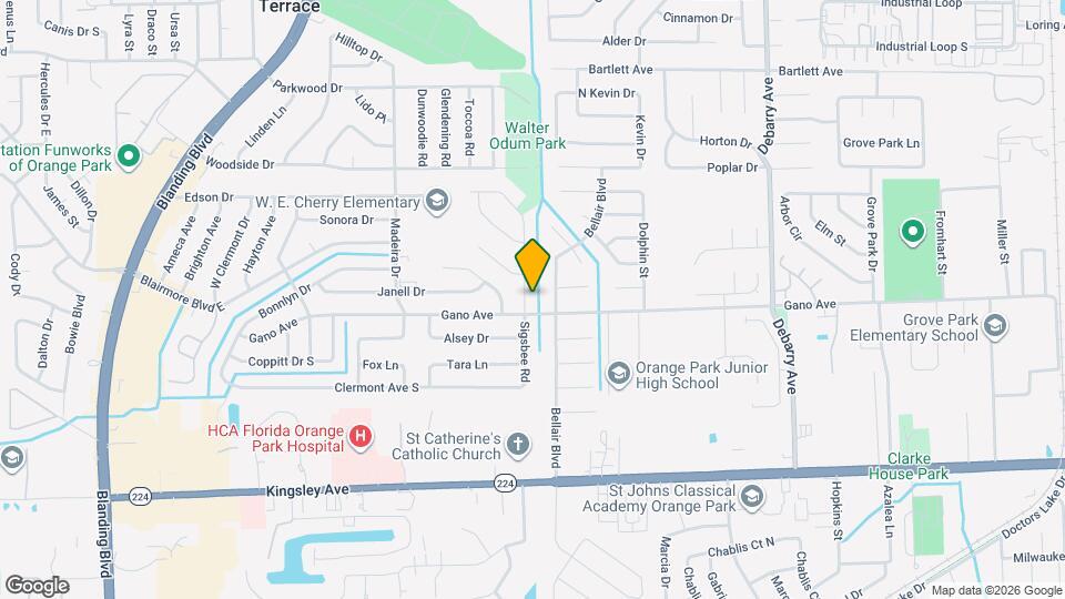 495 Sigsbee Rd Map and Location Details