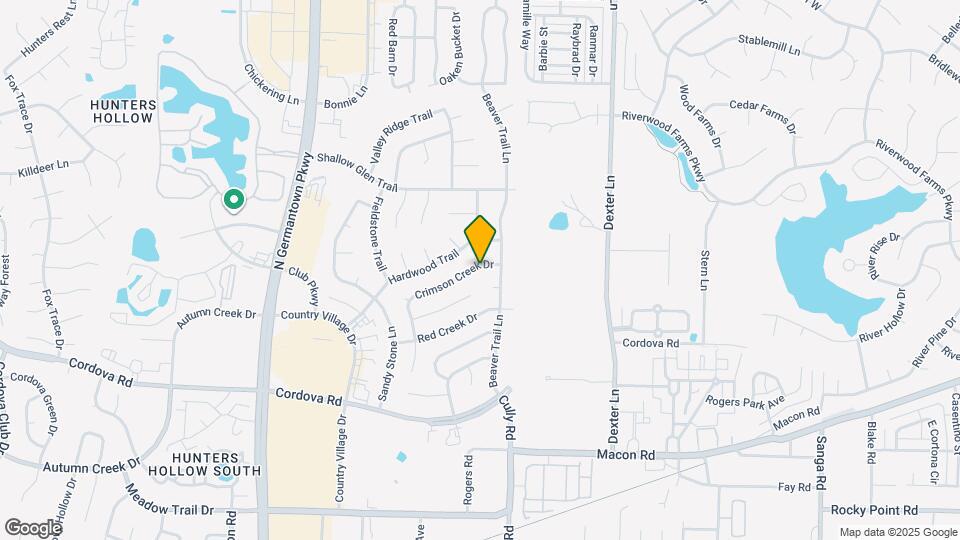 8289 Crimson Creek Dr Mapa y Detalles de la Ubicación