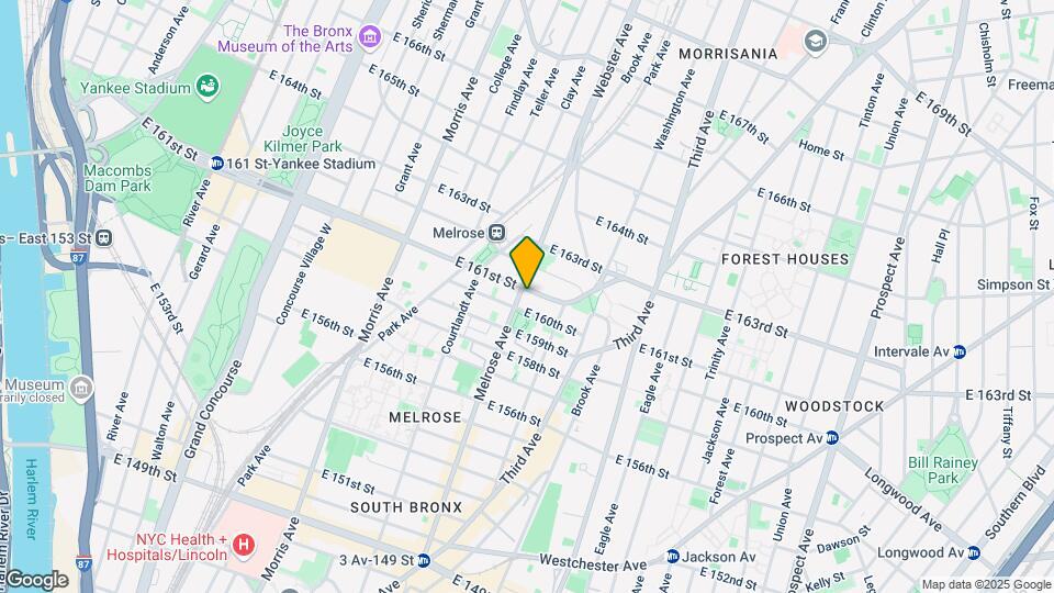 400 E 161st St Map and Location Details
