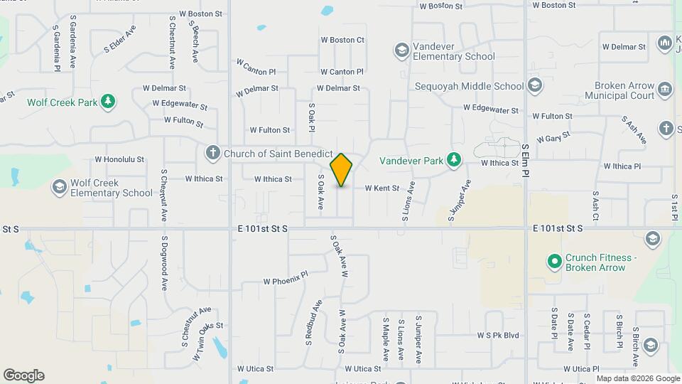 3007 S Narcissus Pl Map and Location Details