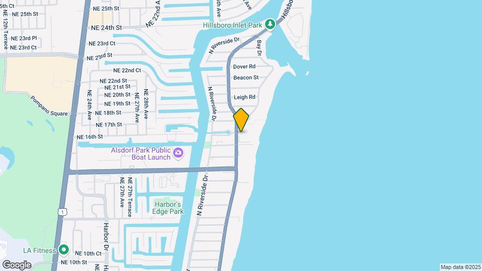 1630 N Ocean Blvd Map and Location Details