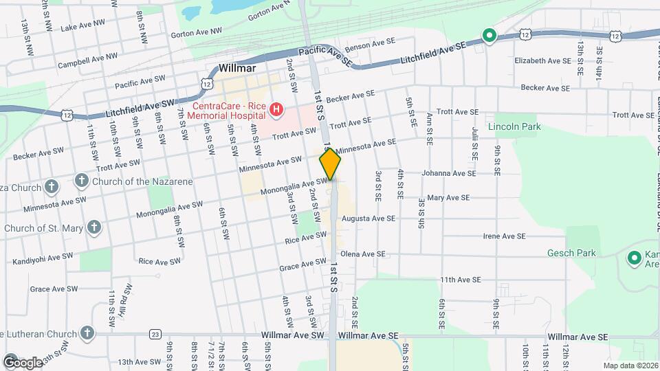 704 1st St S Map and Location Details