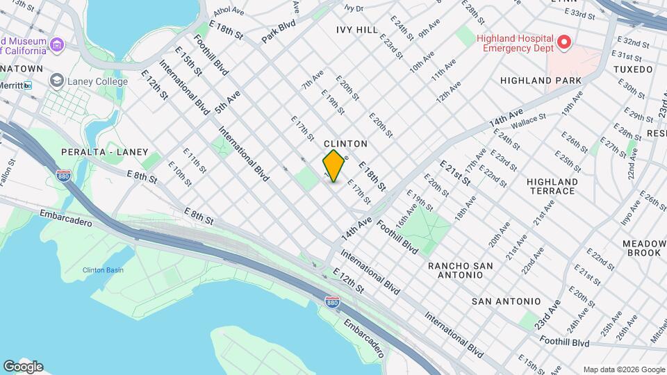 1134 Foothill Blvd Map and Location Details