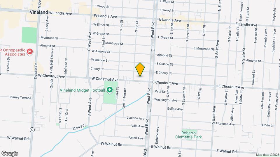420 W Chestnut Ave Mapa y Detalles de la Ubicación