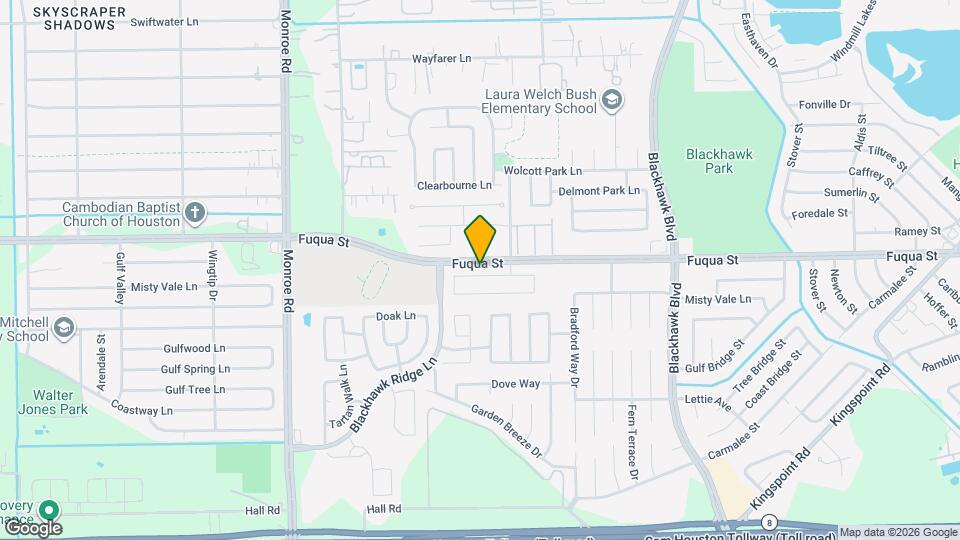 9111 Fuqua Ridge Ln Map and Location Details