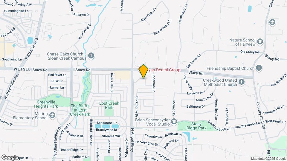 1614 Thoroughbred Ln Map and Location Details
