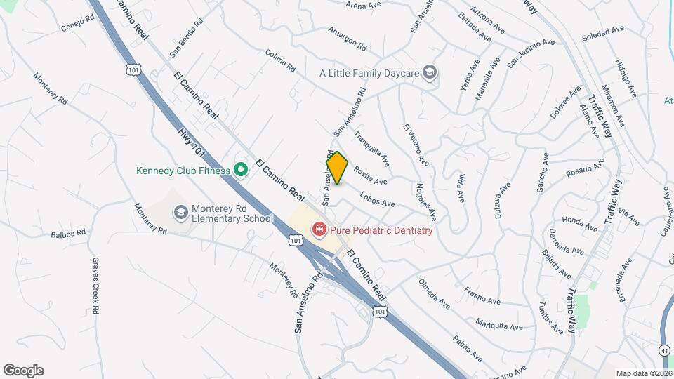 5457-5457 San Anselmo Rd Map and Location Details