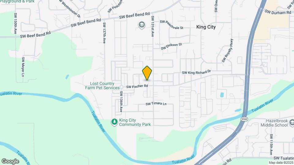 16967 SW 132nd Ter Mapa y Detalles de la Ubicación