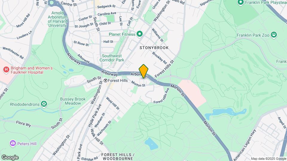 461 Arborway Map and Location Details