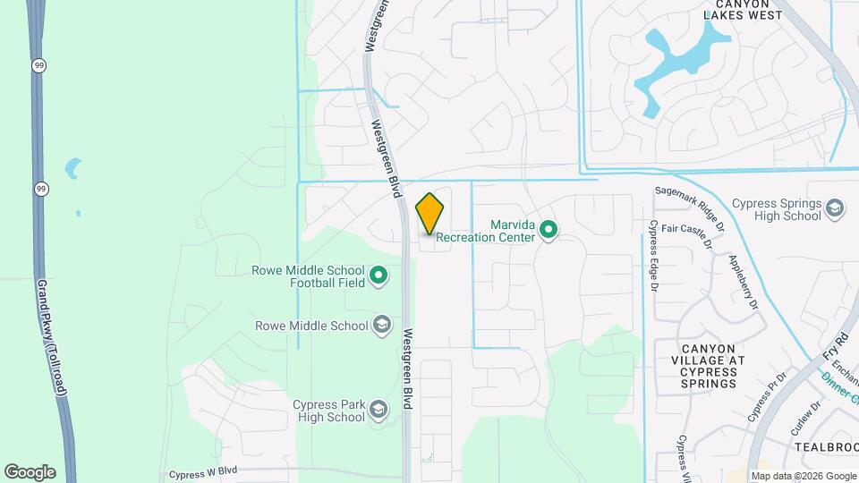 7915 Fijian Cypress Dr Mapa y Detalles de la Ubicación