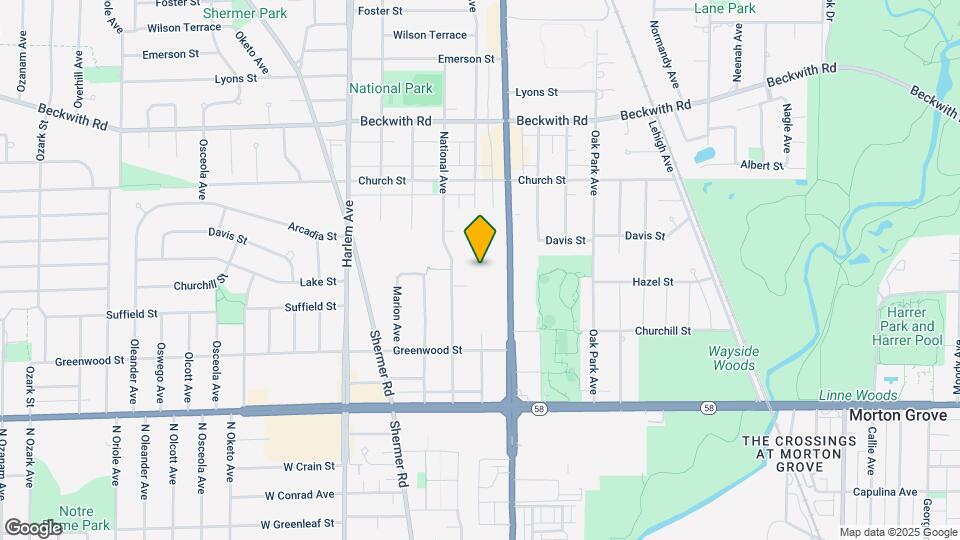 Morton Grove Senior Housing Map and Location Details
