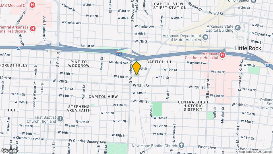 1100 Appianway St Map and Location Details