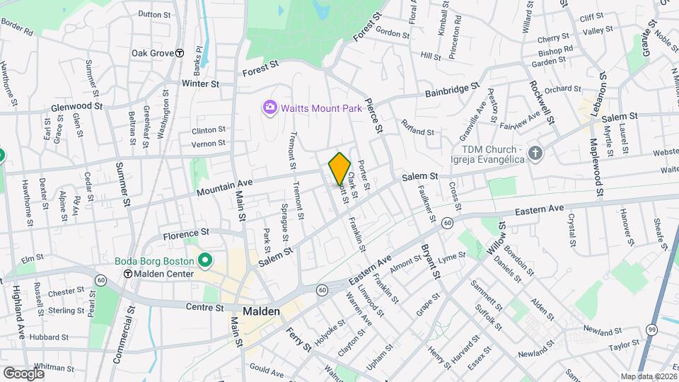 28 Wolcott St, Unit 2 Map and Location Details